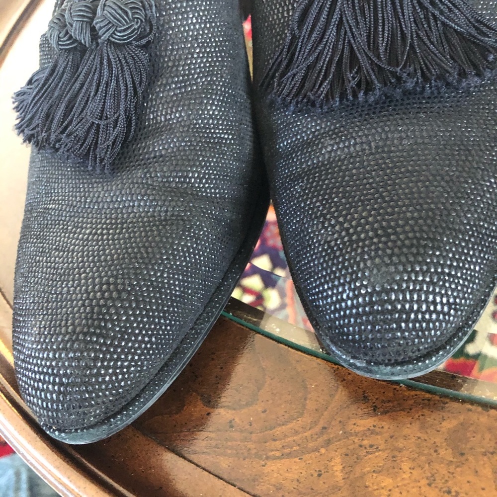 Stuart Weitzman Razmataz Tassel Loafers Shoes 9.5 - Picture 3 of 9
